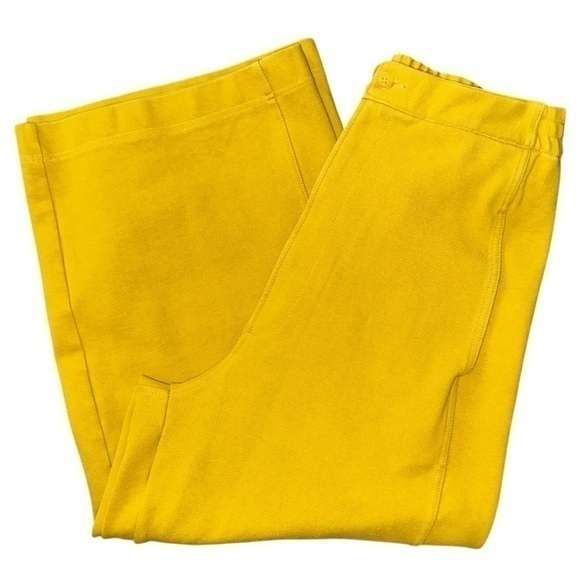 Rita Row Pants - Rita Row Women’s Size 38 M Marigold Yellow High Rise Slouchy Cropped Pants